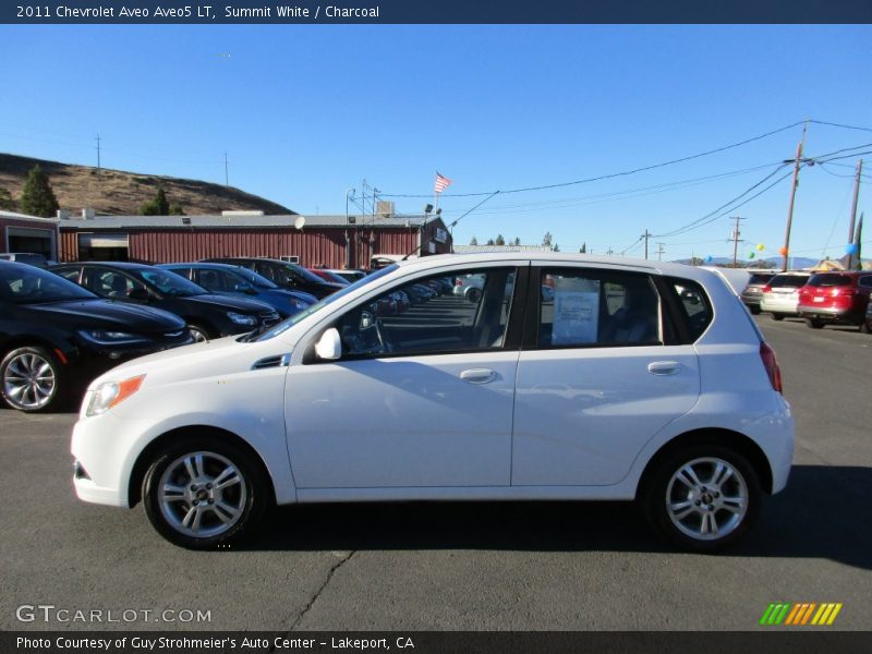 Summit White / Charcoal 2011 Chevrolet Aveo Aveo5 LT