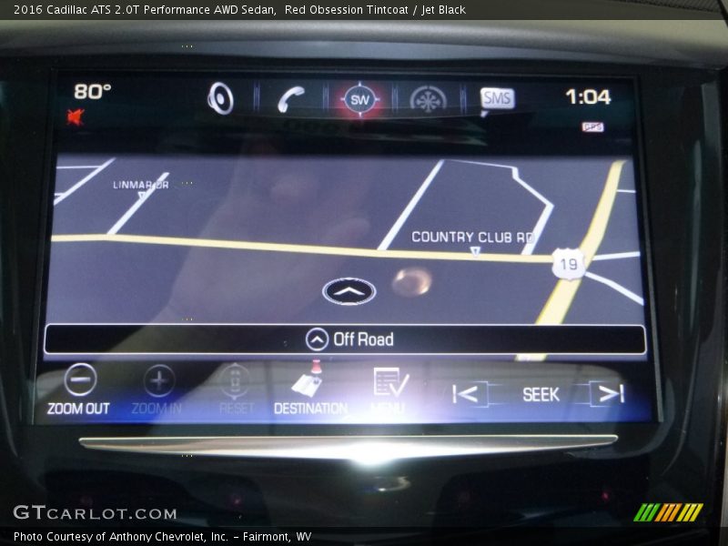 Navigation of 2016 ATS 2.0T Performance AWD Sedan