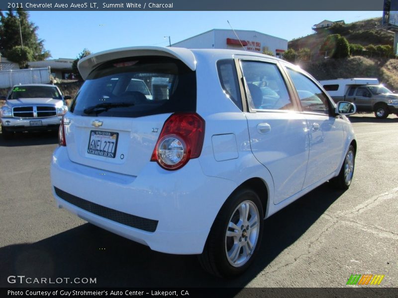 Summit White / Charcoal 2011 Chevrolet Aveo Aveo5 LT