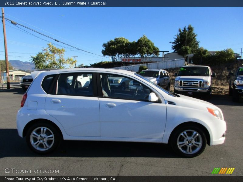 Summit White / Charcoal 2011 Chevrolet Aveo Aveo5 LT