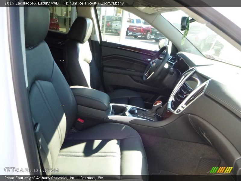 Platinum Ice Tricoat / Ebony/Ebony 2016 Cadillac SRX Luxury AWD