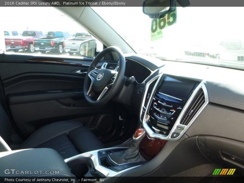 Platinum Ice Tricoat / Ebony/Ebony 2016 Cadillac SRX Luxury AWD