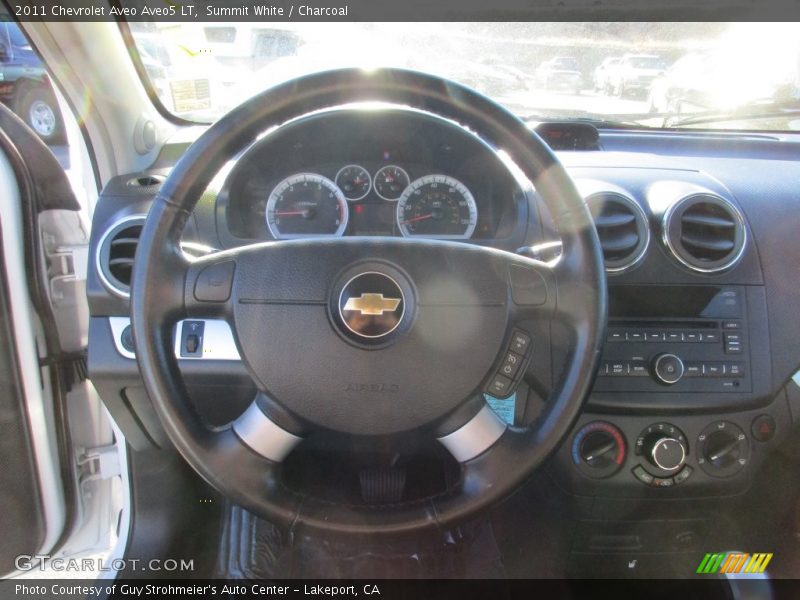 Summit White / Charcoal 2011 Chevrolet Aveo Aveo5 LT
