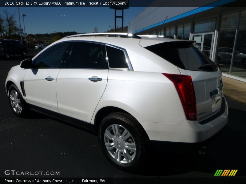 Platinum Ice Tricoat / Ebony/Ebony 2016 Cadillac SRX Luxury AWD