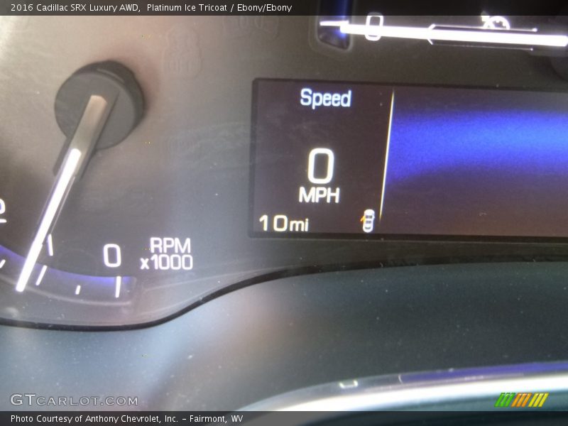 Platinum Ice Tricoat / Ebony/Ebony 2016 Cadillac SRX Luxury AWD