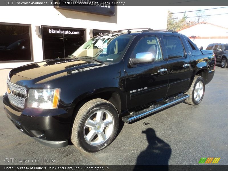 Black / Ebony 2013 Chevrolet Avalanche LT 4x4 Black Diamond Edition