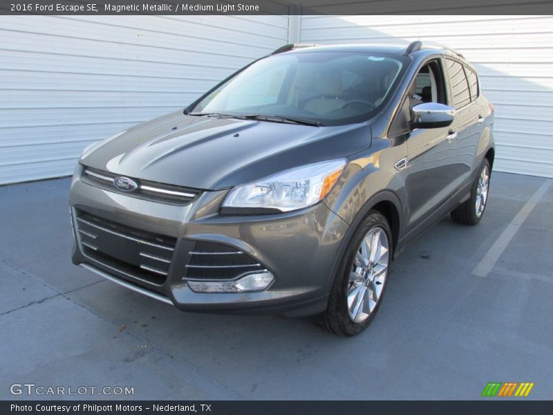 Magnetic Metallic / Medium Light Stone 2016 Ford Escape SE