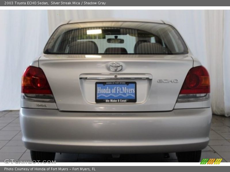 Silver Streak Mica / Shadow Gray 2003 Toyota ECHO Sedan