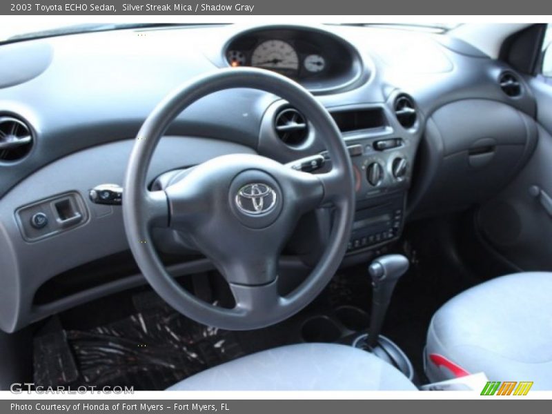 Silver Streak Mica / Shadow Gray 2003 Toyota ECHO Sedan