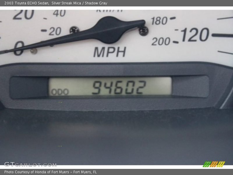 Silver Streak Mica / Shadow Gray 2003 Toyota ECHO Sedan