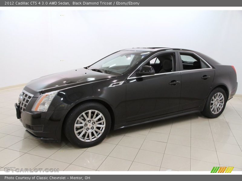 Black Diamond Tricoat / Ebony/Ebony 2012 Cadillac CTS 4 3.0 AWD Sedan