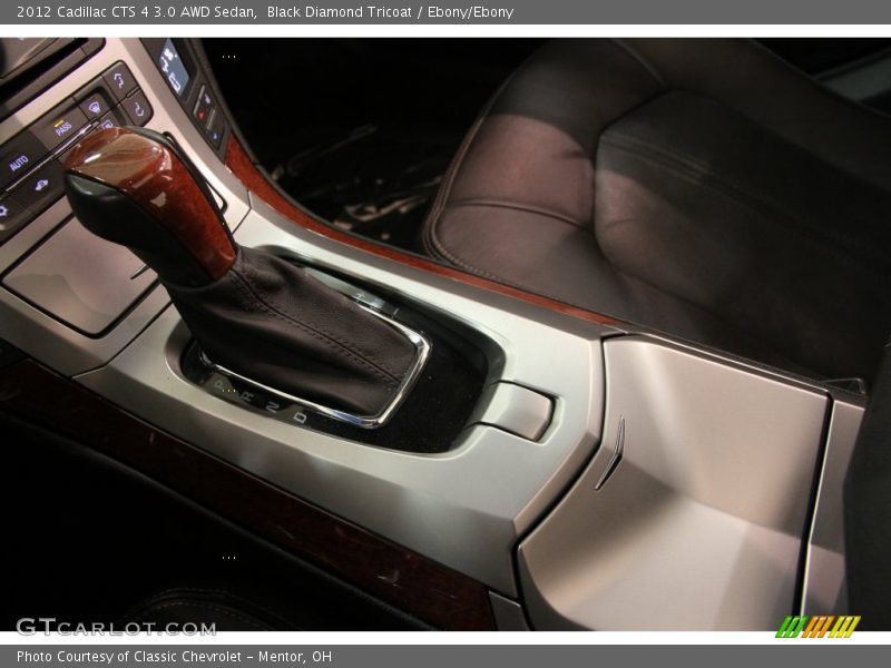 Black Diamond Tricoat / Ebony/Ebony 2012 Cadillac CTS 4 3.0 AWD Sedan