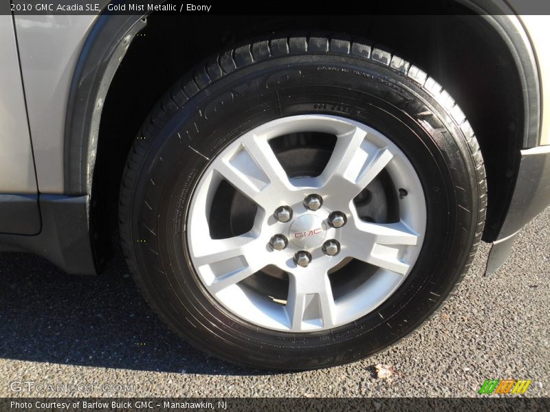 Gold Mist Metallic / Ebony 2010 GMC Acadia SLE