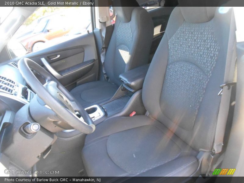 Gold Mist Metallic / Ebony 2010 GMC Acadia SLE