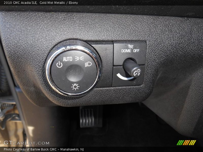 Gold Mist Metallic / Ebony 2010 GMC Acadia SLE