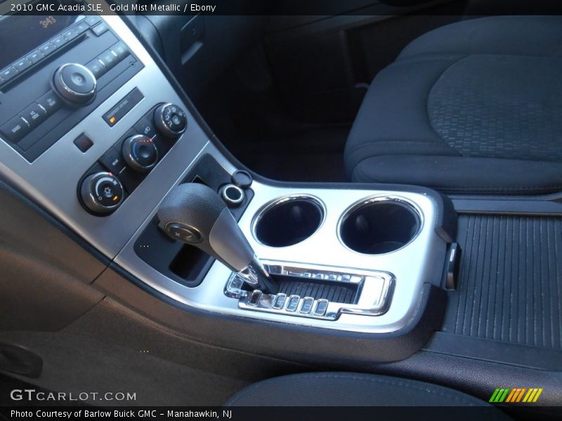Gold Mist Metallic / Ebony 2010 GMC Acadia SLE