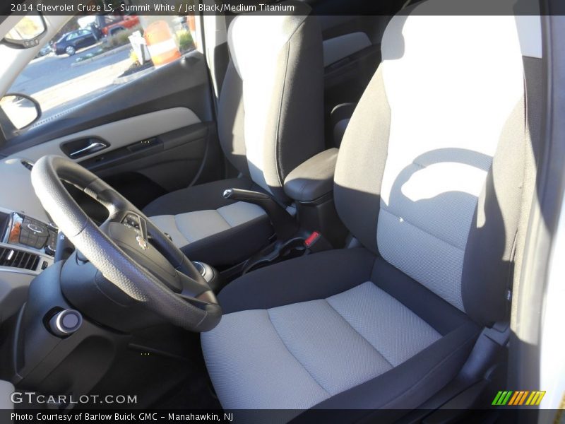 Summit White / Jet Black/Medium Titanium 2014 Chevrolet Cruze LS