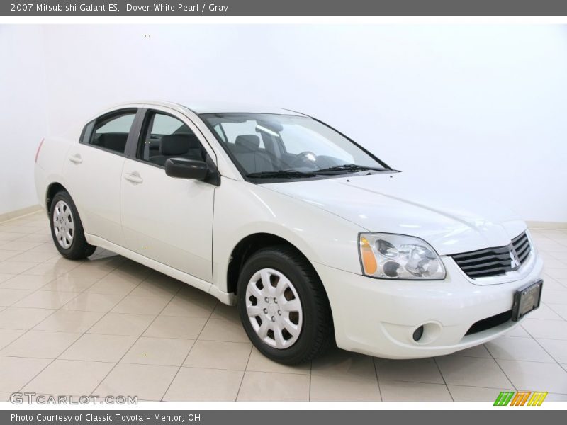 Dover White Pearl / Gray 2007 Mitsubishi Galant ES