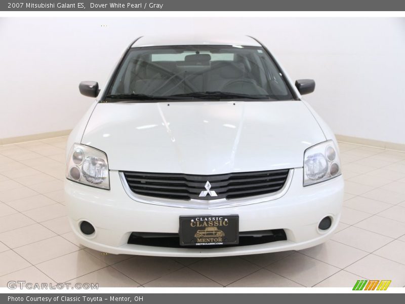 Dover White Pearl / Gray 2007 Mitsubishi Galant ES