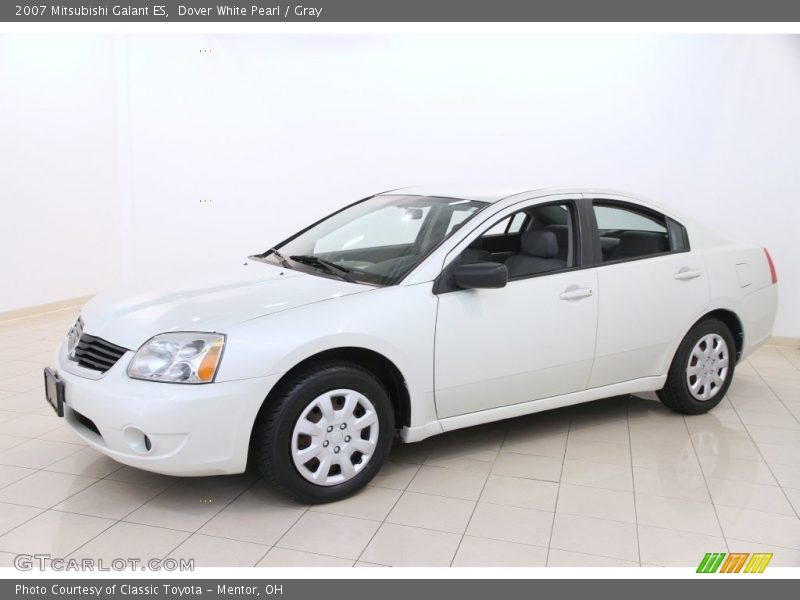 Dover White Pearl / Gray 2007 Mitsubishi Galant ES