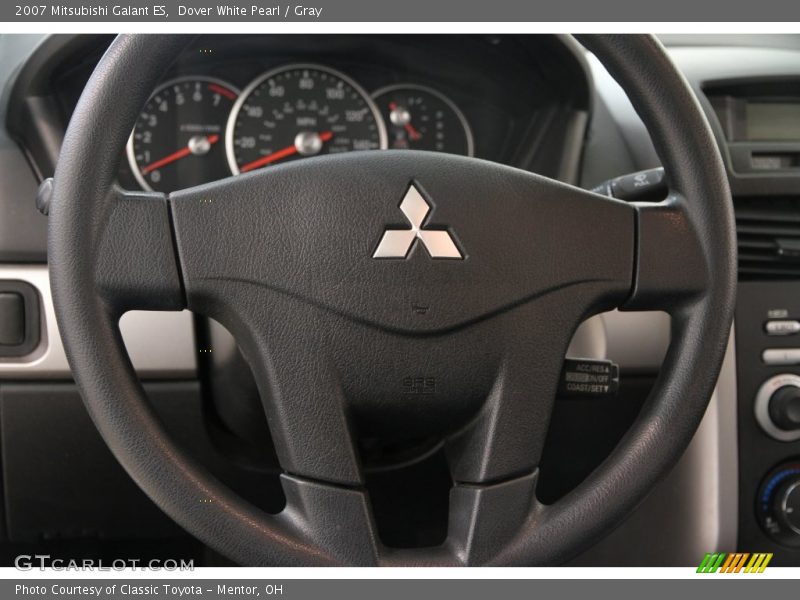 Dover White Pearl / Gray 2007 Mitsubishi Galant ES