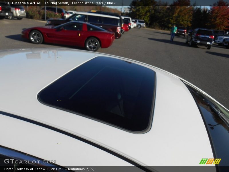 Techno White Pearl / Black 2011 Mazda MAZDA6 i Touring Sedan