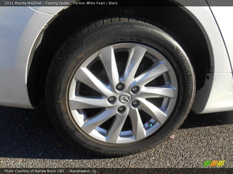 Techno White Pearl / Black 2011 Mazda MAZDA6 i Touring Sedan