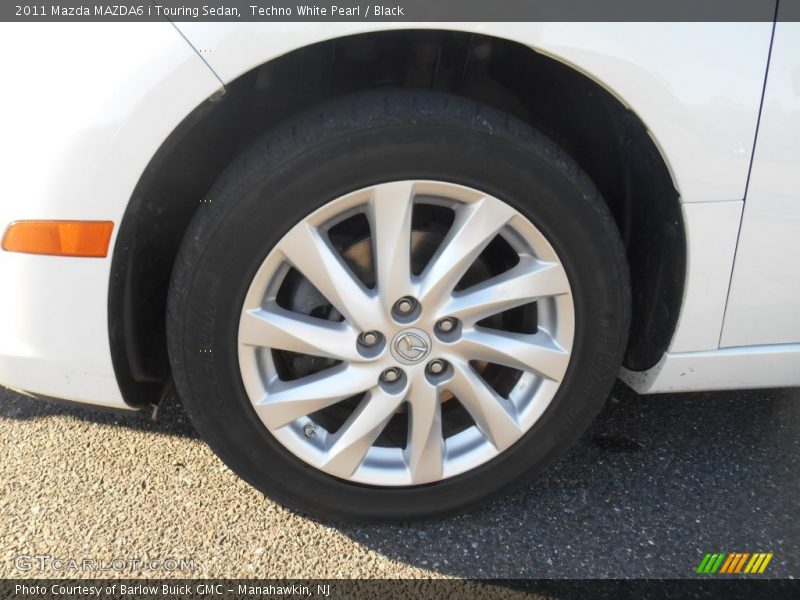 Techno White Pearl / Black 2011 Mazda MAZDA6 i Touring Sedan