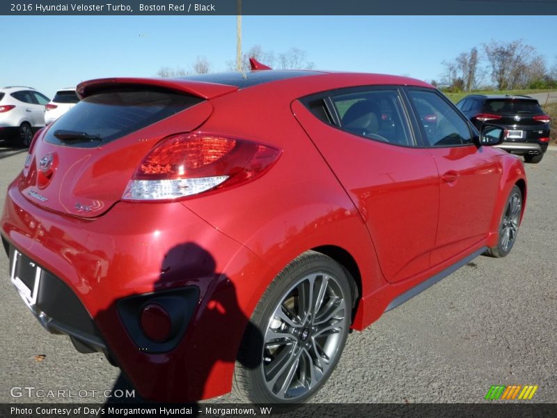 Boston Red / Black 2016 Hyundai Veloster Turbo