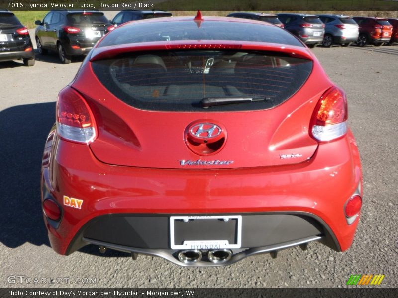 Boston Red / Black 2016 Hyundai Veloster Turbo