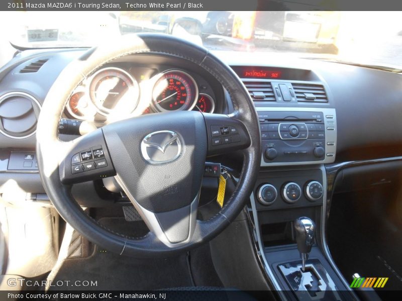 Techno White Pearl / Black 2011 Mazda MAZDA6 i Touring Sedan