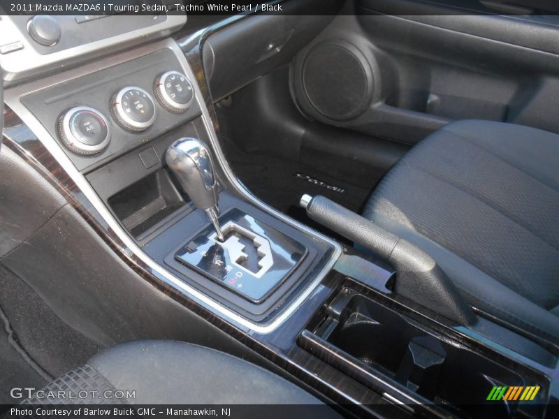 Techno White Pearl / Black 2011 Mazda MAZDA6 i Touring Sedan