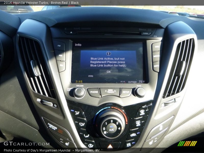 Boston Red / Black 2016 Hyundai Veloster Turbo