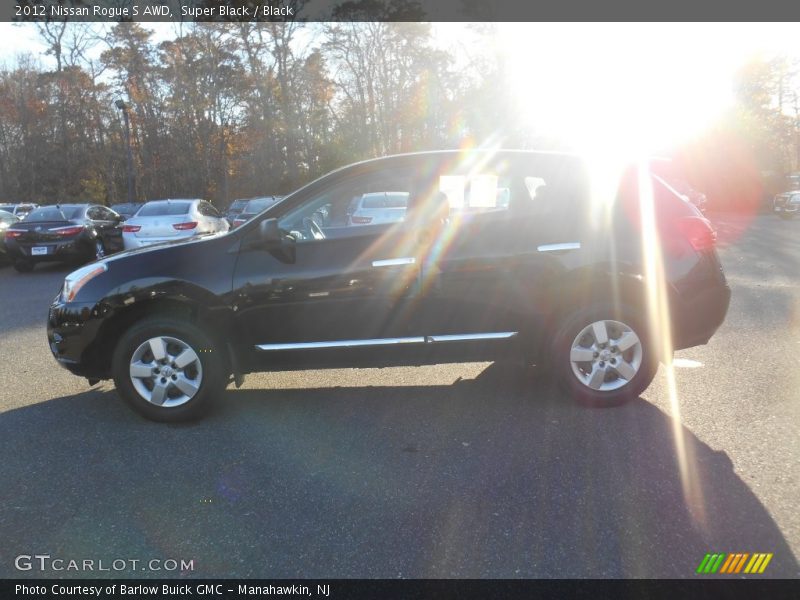 Super Black / Black 2012 Nissan Rogue S AWD