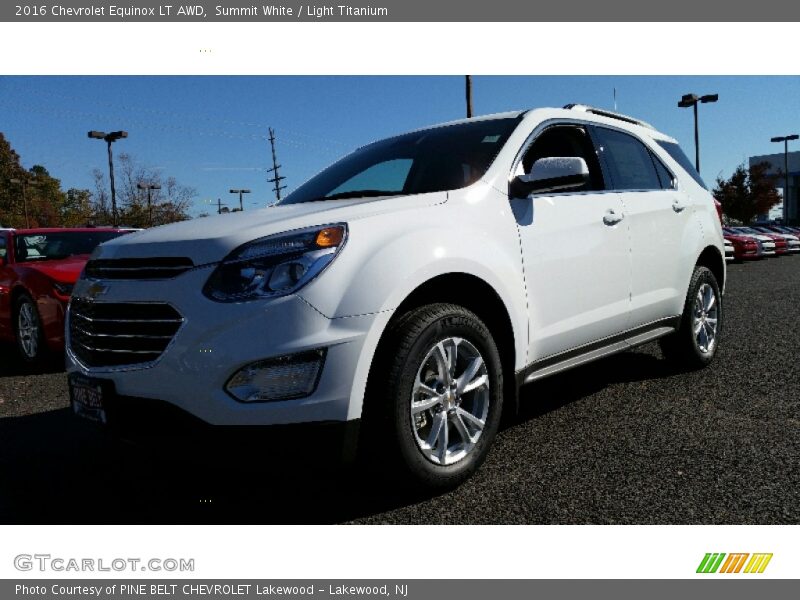Summit White / Light Titanium 2016 Chevrolet Equinox LT AWD