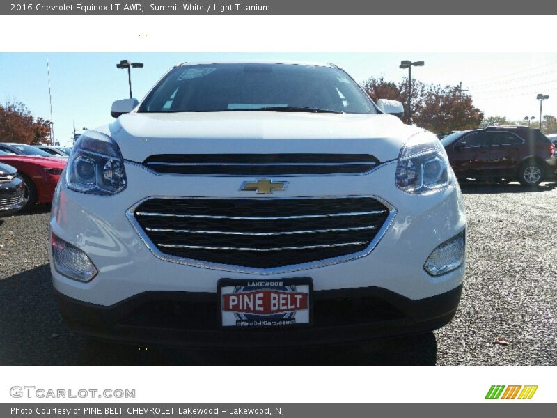 Summit White / Light Titanium 2016 Chevrolet Equinox LT AWD