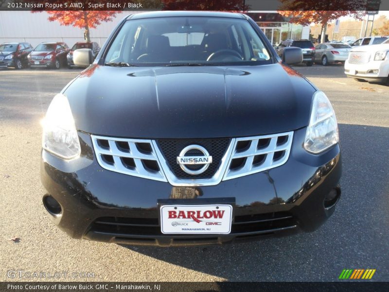 Super Black / Black 2012 Nissan Rogue S AWD