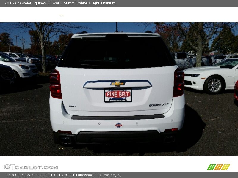 Summit White / Light Titanium 2016 Chevrolet Equinox LT AWD
