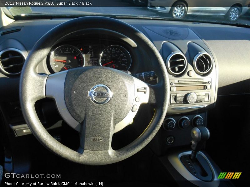 Super Black / Black 2012 Nissan Rogue S AWD