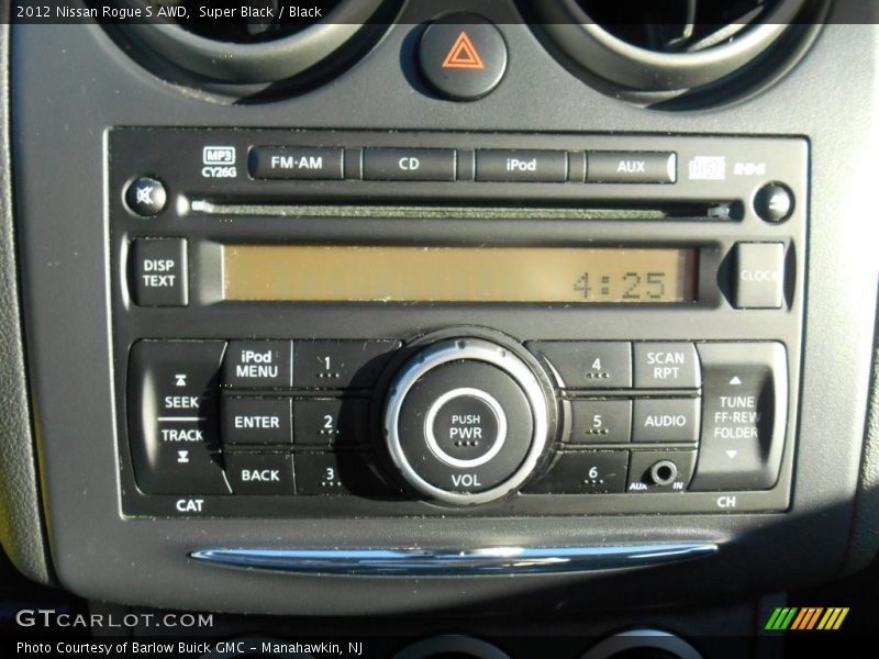 Super Black / Black 2012 Nissan Rogue S AWD