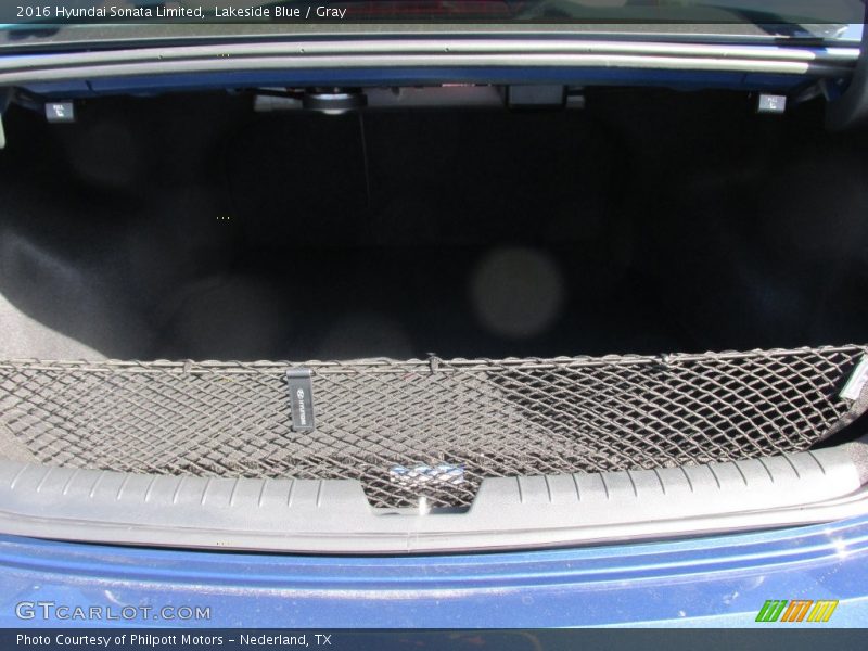 Lakeside Blue / Gray 2016 Hyundai Sonata Limited