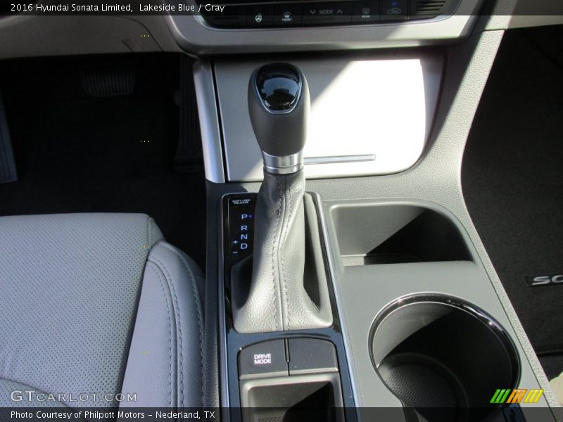 Lakeside Blue / Gray 2016 Hyundai Sonata Limited