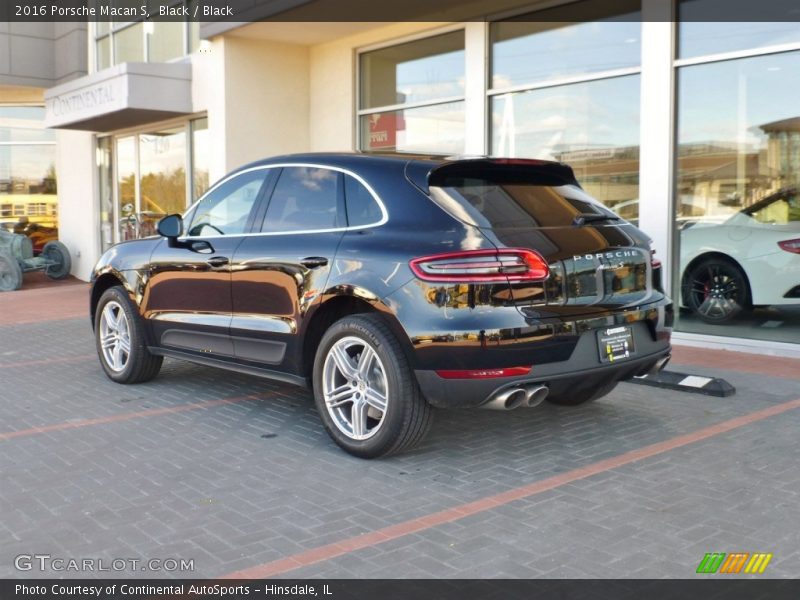 Black / Black 2016 Porsche Macan S