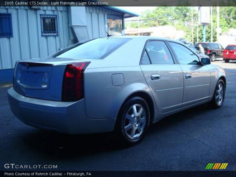 Light Platinum / Light Gray/Ebony 2005 Cadillac CTS Sedan