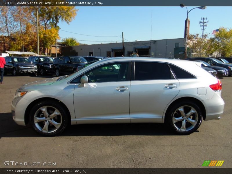 Classic Silver Metallic / Gray 2010 Toyota Venza V6 AWD
