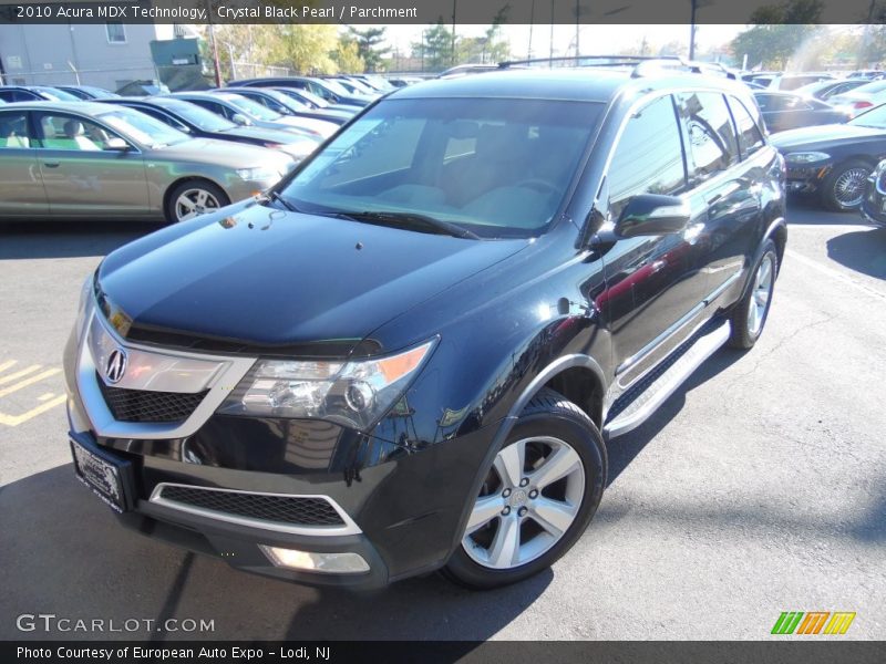 Crystal Black Pearl / Parchment 2010 Acura MDX Technology