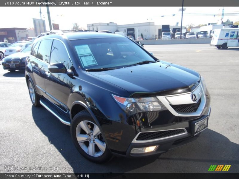 Crystal Black Pearl / Parchment 2010 Acura MDX Technology