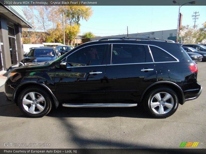 Crystal Black Pearl / Parchment 2010 Acura MDX Technology