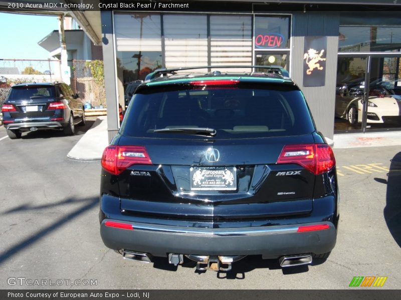 Crystal Black Pearl / Parchment 2010 Acura MDX Technology