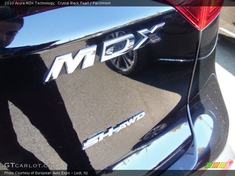 Crystal Black Pearl / Parchment 2010 Acura MDX Technology